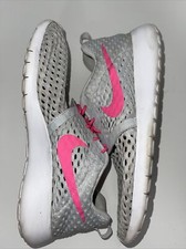 Nike Roshe One Flight Weight Big Kids Platinum Pink 705486-006 Size 7y