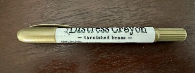 Tim Holtz Distress Crayon Tarnished Brass NEW