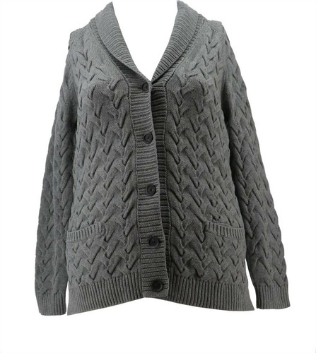 Lands' End Women's Long Slv Drifter 