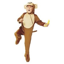 boys or girls toddler 12-24 months plush MONKEY Halloween costume 1 - 2 years