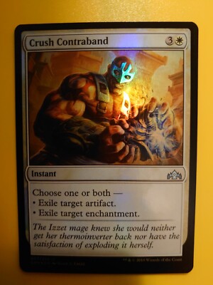 MTG Karte. Crush Contraband RNA Instant White FOLIE. Genau wie abgebildet