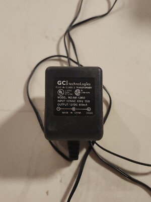 GCi Technologies AM-12800 Plug In Class 2 Transformer Output-Adapter 12VDC 800mA