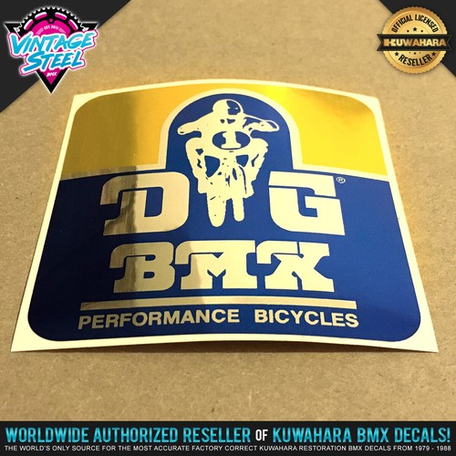 DG BMX Decal Performance Head Tube Decals Stickers 1979 1981 ZF1