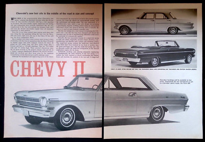 1962 Chevy II Nova New Car Info Article ''Chevrolet's New Heir...''