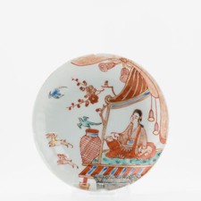 Antique Ca 1720 Qing Dynasty Kangxi Chinese Porcelain Kakiemon Style