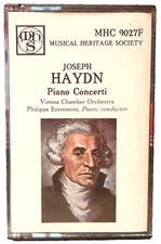 PHILIPPE ENTREMONT / JOSEPH HAYDN PIANO CONCERTI CASSETTE 1981 MUSICAL HERITAGE