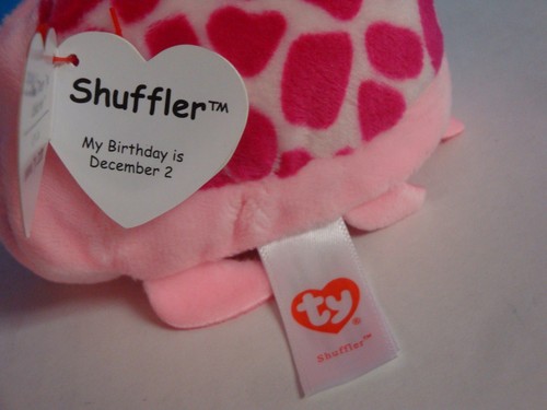 ty Teeny Tys Collection, "Shuffler", 2016, Birthday, Dec. 2, 4" stackable plush - Picture 2 of 3