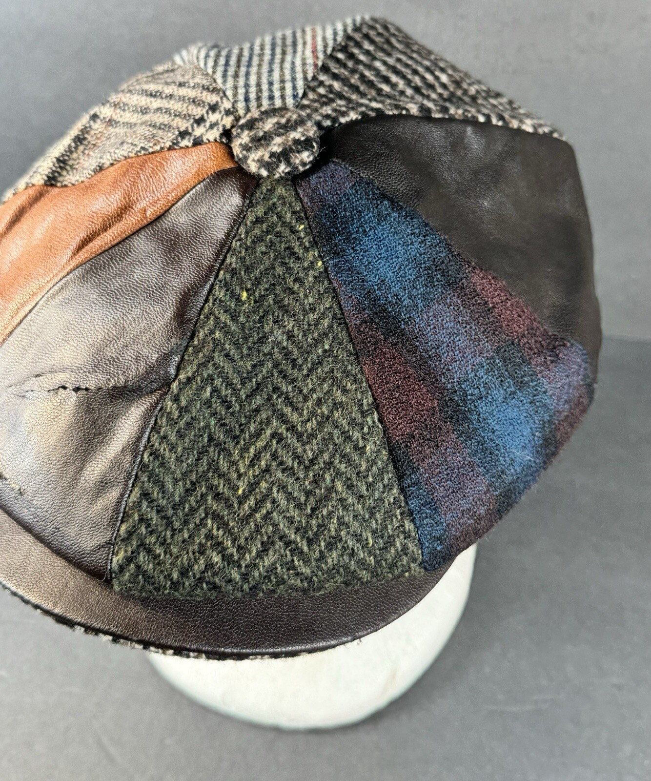 Epoch Mixed Media / Patchwork Design Wool News Bo… - image 4