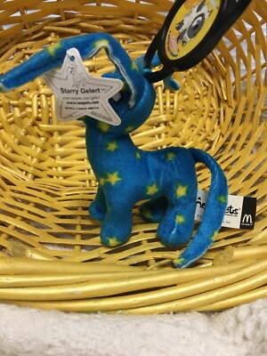 Neopets McDonald's Starry Gelert Plushy With Clip. 4”. 2005. Rare