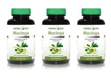 Herbal One Moringa Capsule 100 Capsules(450mg.)(for 1 Bottle) - 3 Bottles