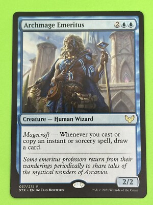Archmage Emeritus NM MTG Strixhaven: School of Mages rare blue | eBay