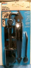 National Hardware Heavy-Duty Ornamental Gate Latch, Satin Black (178-616) FS