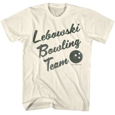 The Big Lebowski Movie Lebowski Bowling Team Logo Jeff Bridges Men's T Shirt