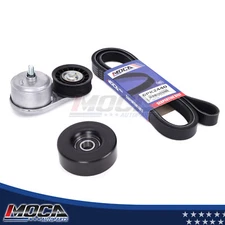 Serpentine Belt Component Kit for 03-10 12 Chevy Express GMC Savana Sierra 4.3L
