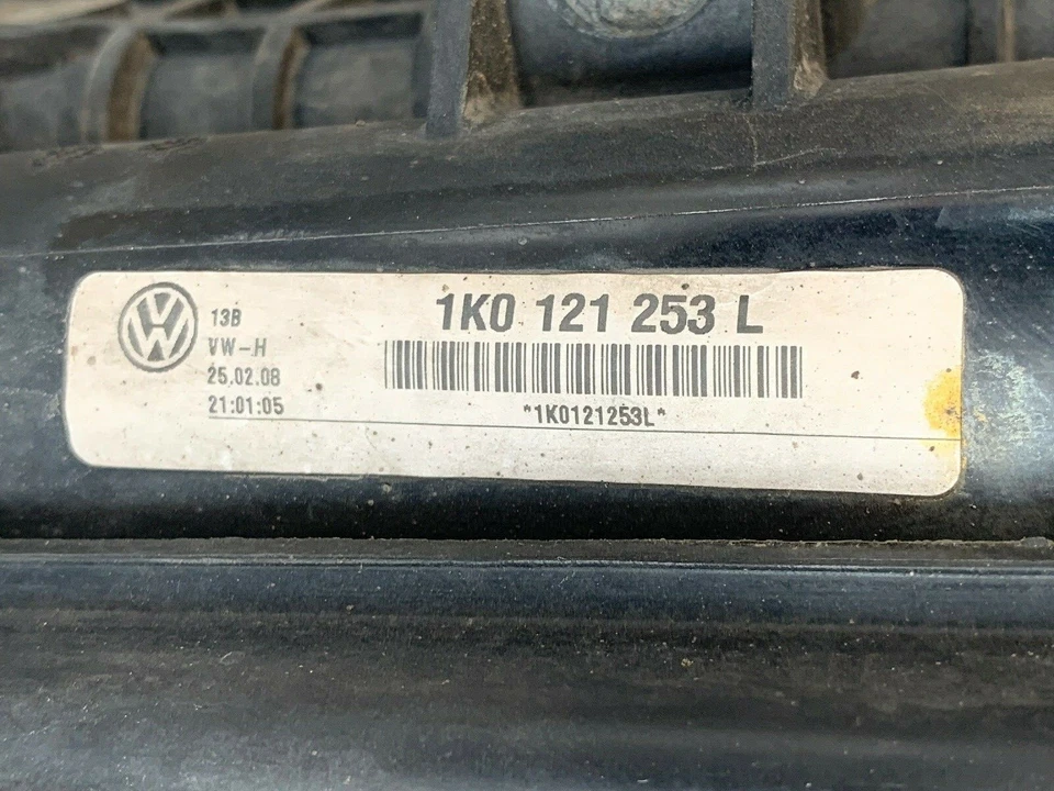 VOLKSWAGEN PASSAT 2006 2007 2008 2,0 L RADIADOR CONDENSADOR VENTILADOR REFRIGERACIÓN ENFRIADOR DE ACEITE Foto 2 de 4
