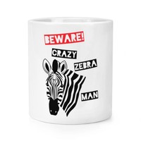 Beware VerrüCkte Zebra Mann Makeup Pinsel Bleistift Topf - Lustig Tiere