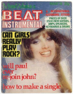 Lynsey De Paul MAR 74 Beat Instrumental Front Cover ONLY