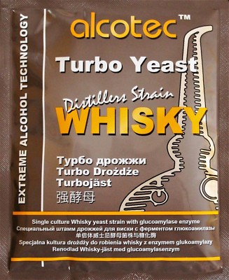 Turbohefe Alcotec Whisky + GA Enzym Alkohol Gärhefe Hefe Brennhefe Whisky Hefe