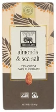 Endangered Species Dark Chocolate Sea Salt And Almonds Bars 3 Oz Pack Of 4