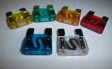 6 20, 30, 40, 50, 60 80 Amp MAXI Fuse Car Boat Auto Audio Large Ignition GM