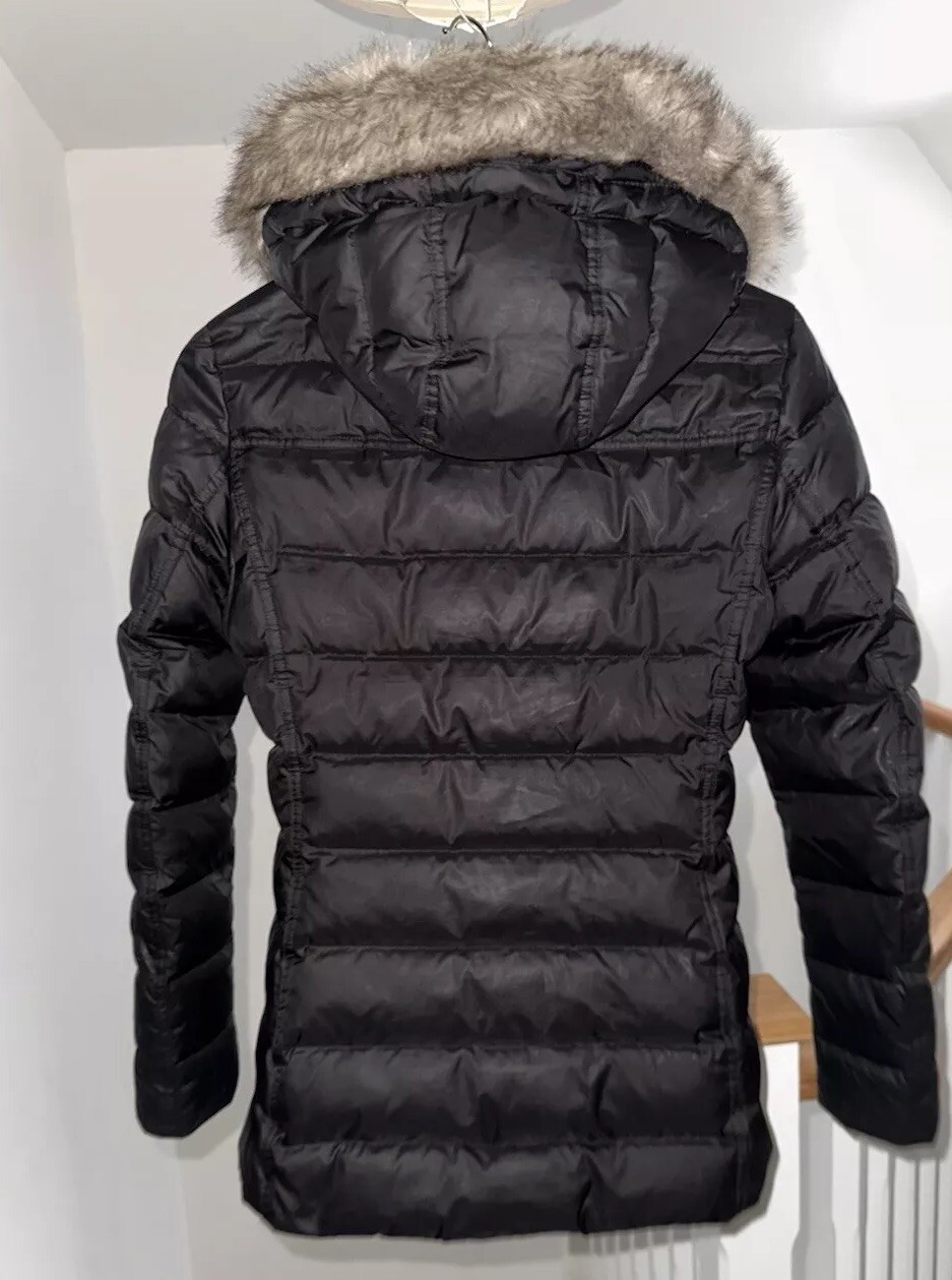 Genuine Tommy Hilfiger Tyra Down Jacket Black Small RRP £250! image 5