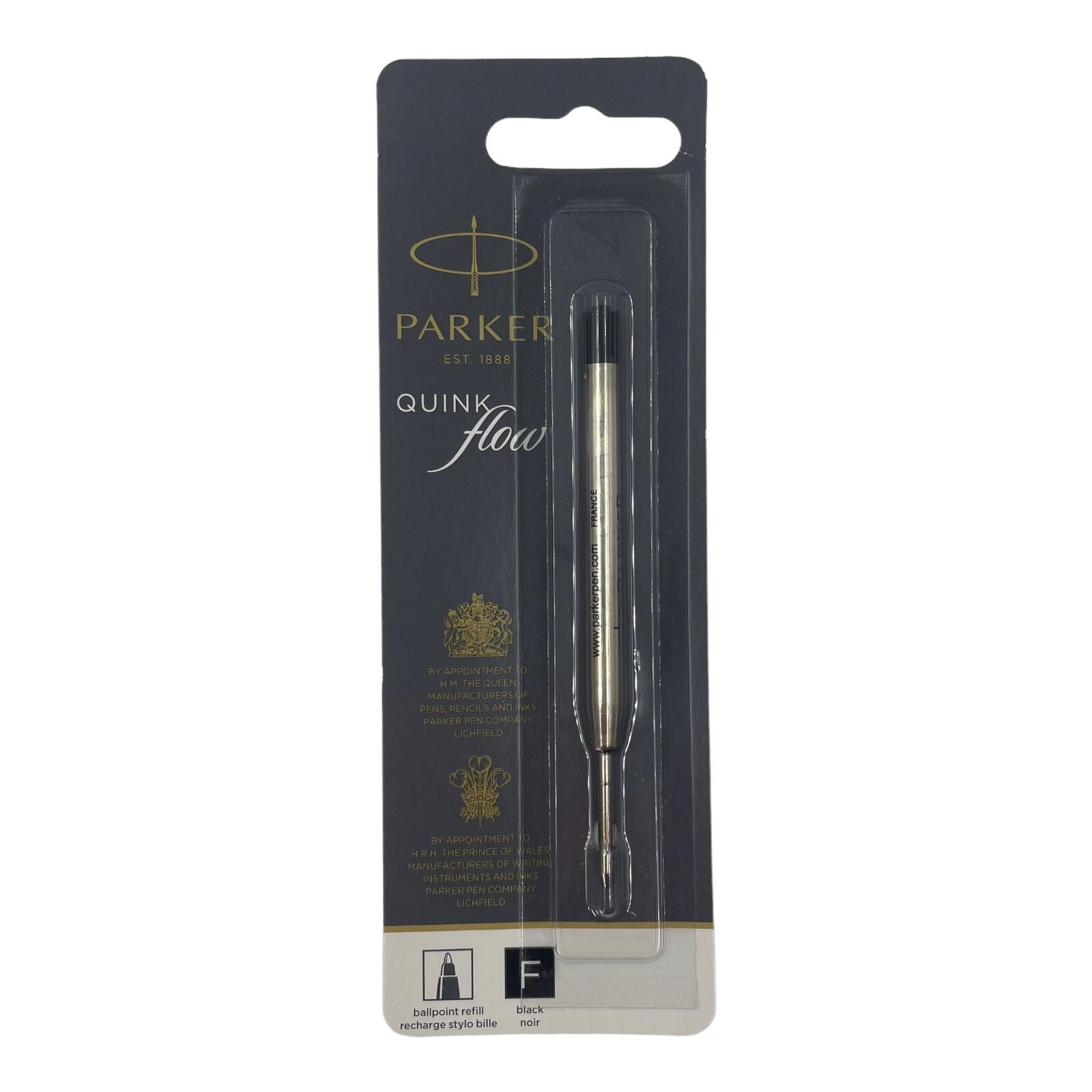 Parker Quinkflow Ballpoint Pen Refill Fine Tip Black Ink 1950367 eBay