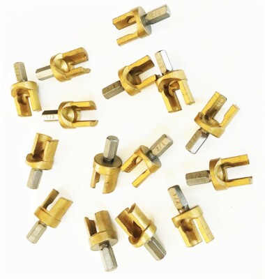 5 MIBRO 1/2'' / 13MM TITANIUM WOOD PLUG CUTTER KUTTER DRILL BITS 418580