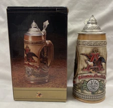 Anheuser Busch B Series Beer Stein With Box