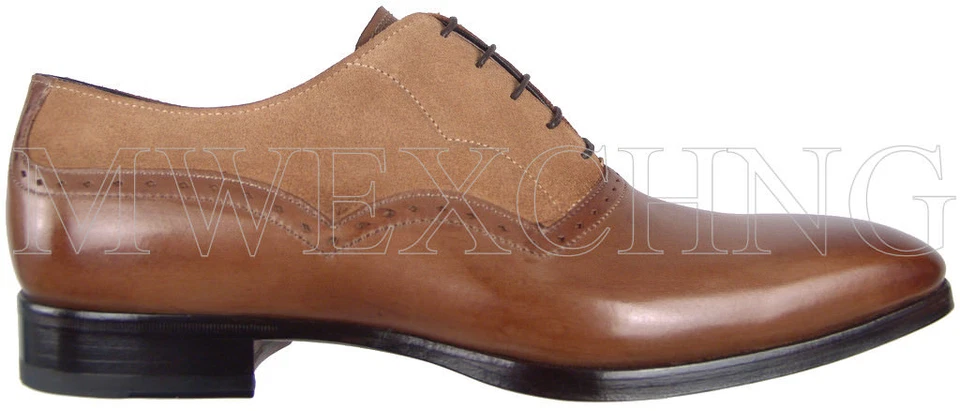 SCARPE OXFORDS FRANCESCO BENIGNO PELLE SCAMOSCIATA UK 9 - Immagine 2 di 4