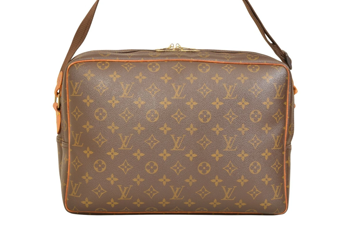 LOUIS VUITTON Monogram Reporter GM Shoulder Bag