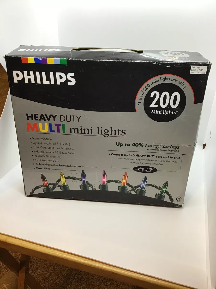 Philips heavy duty 2025 200 mini lights