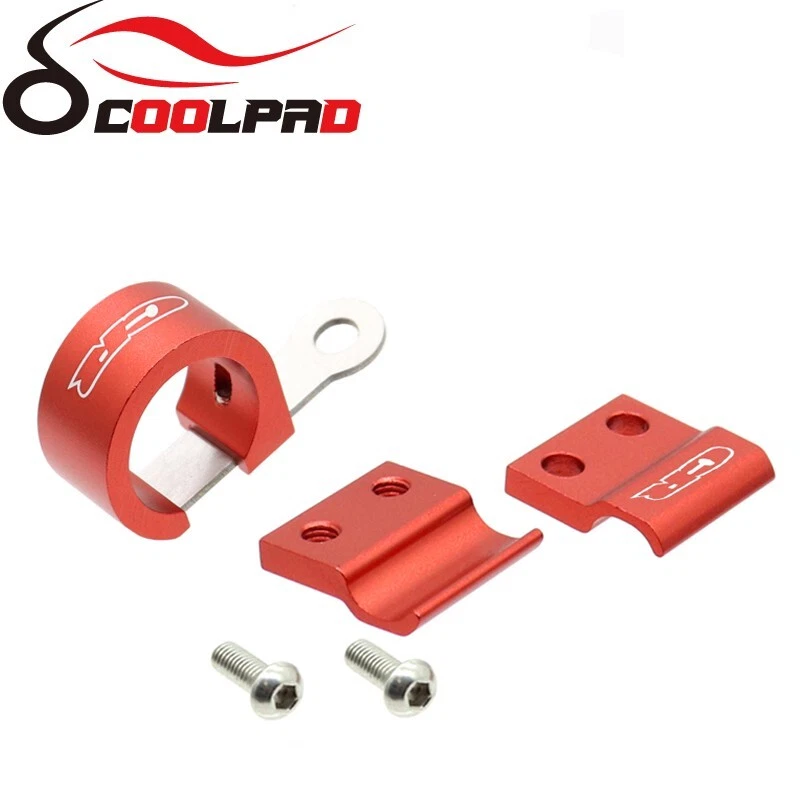 For HONDA CR 500R CR85R 80R CR250R 125R Front Brake Hose Guide Clamps Holder - Image 3 of 4