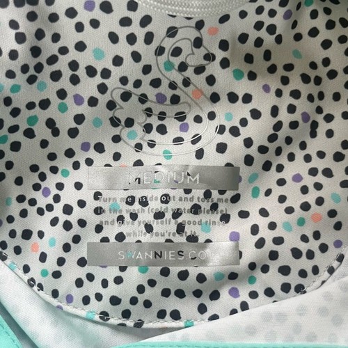 Swannies Golf Wyatt Polo Small Polka Dots weiß mintgrün schwarz pink Medium - Bild 3 von 7