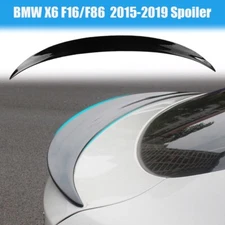 Glossy Black Factory Style Rear Trunk Spoiler Wing ABS For 2015-2019 BMW X6 F16