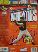 Cal Ripken autographed signed Orioles 2131 Games Streak Wheaties box (IRONCLAD)