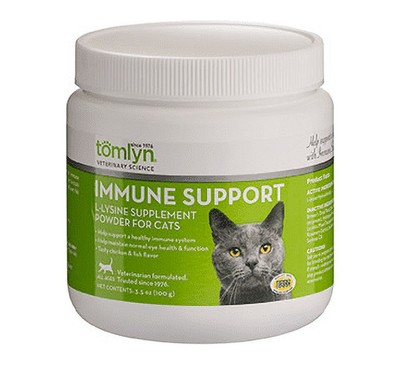Tomlyn Immune Support L-Lysine Powder for Cats- 3-5 oz-