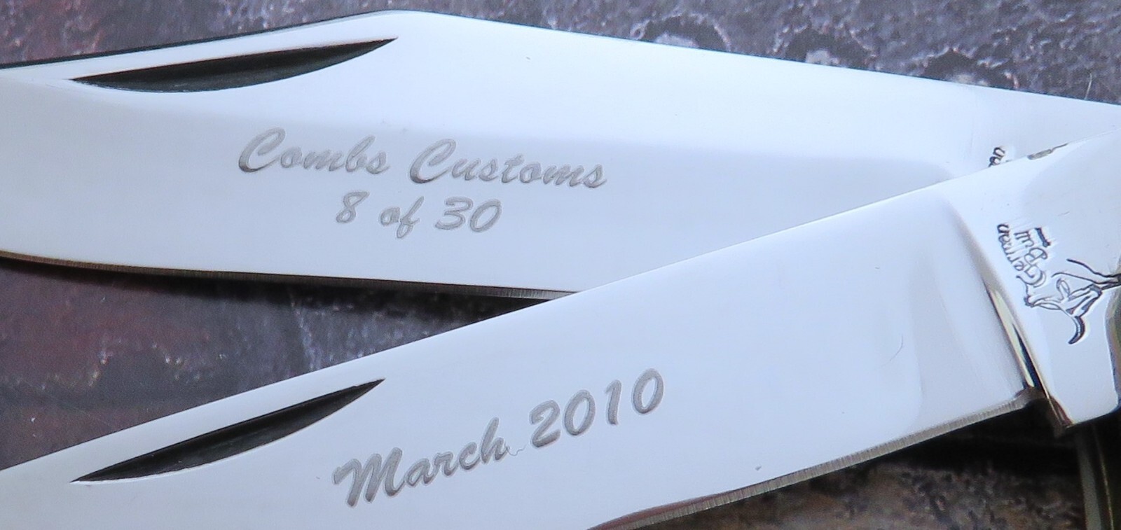 German Bull Knife Germany 2010 Big Folding Hunter Combs Custom 8 Of 30