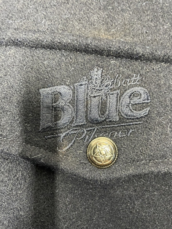 Labatt Blue Beer MLB Toronto Blue Jays Kalson Wool Zip Jacket Mens L ...