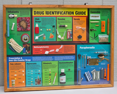 HEALTH EDCO Substance Abuse Identification Kit Illegal Drug Educational Display