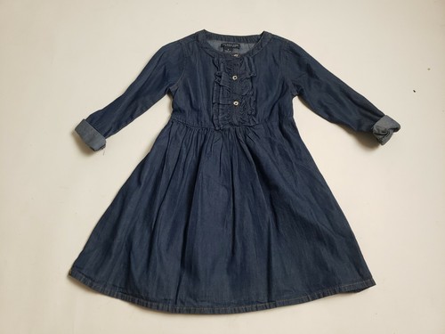 US Polo ASSN girl Dress Front Bottom Half Sleeve Size 4 - 第 2/8 張圖片