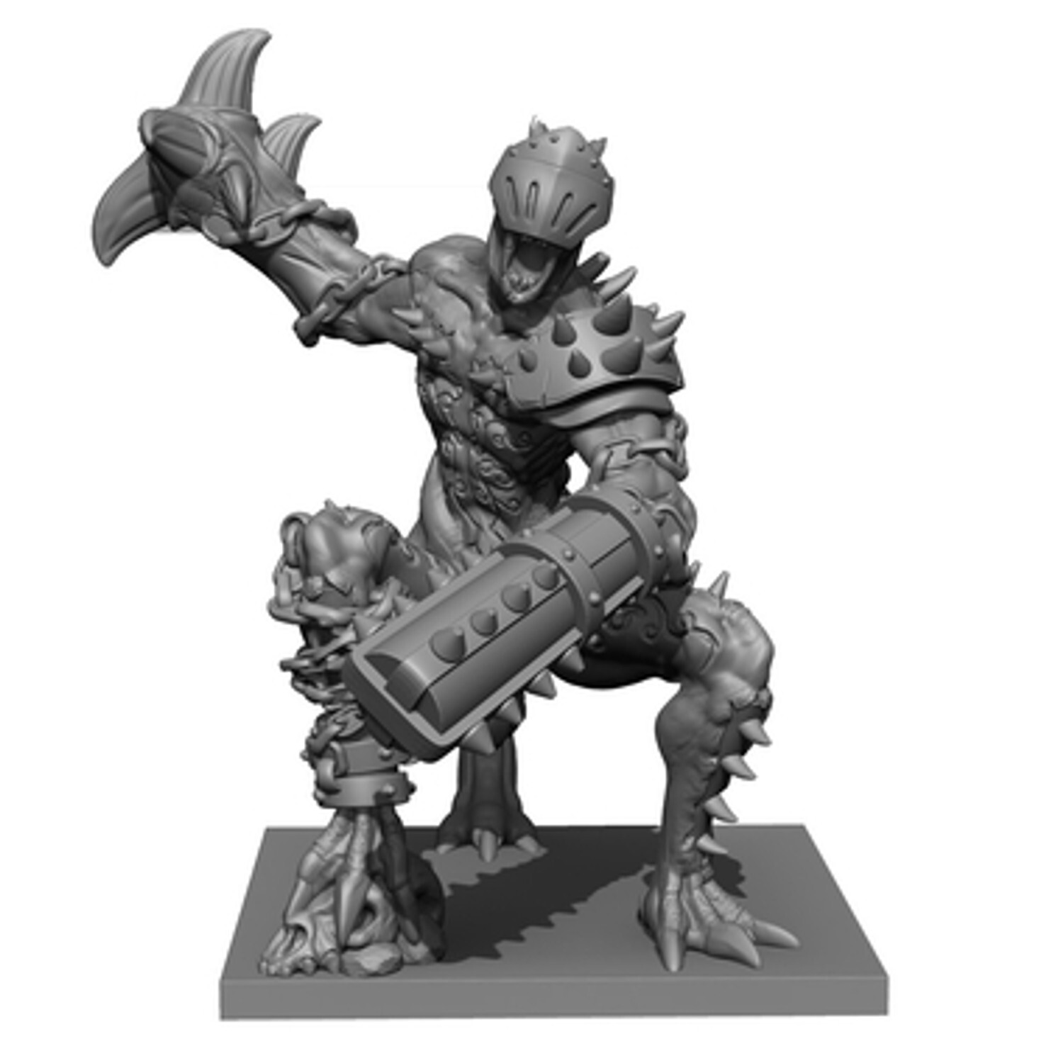 Kings of War Abyssal Dwarf - Grotesque Champion Mantic MGKWK201 3690₽