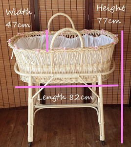 vintage baby bassinet