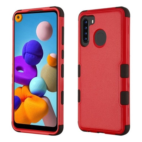 Für Samsung Galaxy A21 Schutzhülle HYBRID Armor Gummi Robust Case Shock Cover  - Bild 28 von 34