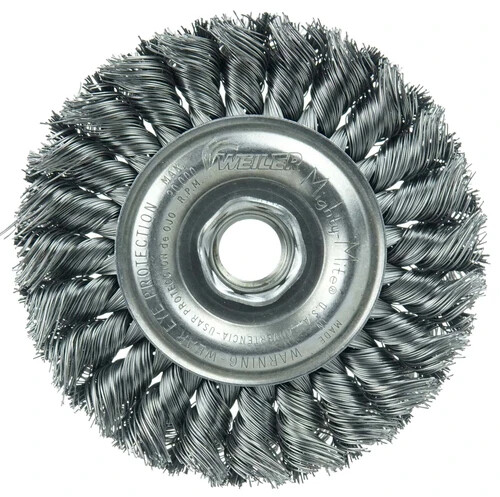 4" Twist Knot Wire Wheel BY WEILER (MADE IN THE USA) 13120 - Picture 2 of 4