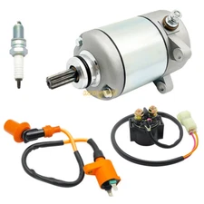 Starter Motor & Relay Solenoid Kit for Honda TRX250TE TRX250TM Recon 2005 - 2022