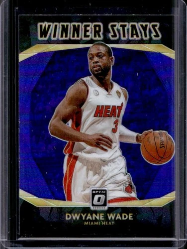 2020-21 Panini Donruss Optic Dwyane Wade Winner Stays Purple Prizm #16 Heat