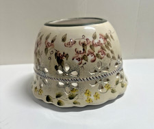 Home Interiors Candle Shade Topper Floral & Lace New in Box