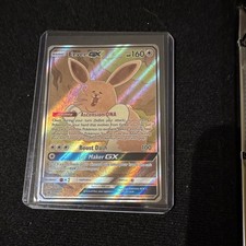 custom pokemon card valentines Eevee & Snorlax GX (191/181) [Sun & Moon: Team Up]