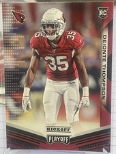 Deionte Thompson 2019 Panini Playoff Rookie #259 Kickoff Cardinals Cowboys RC