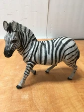 Vintage 1977 ERTL Zebra Animal Figure Wilds of Africa Series 7" tall